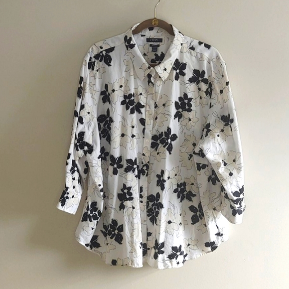 Chaps Tops - Chaps Plus Size Button Down Blouse